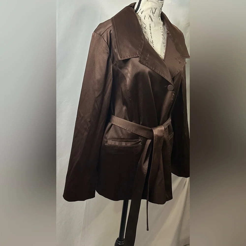 💜Harve Benard Quilted Brown Women's Jacket - Picture 3 of 10